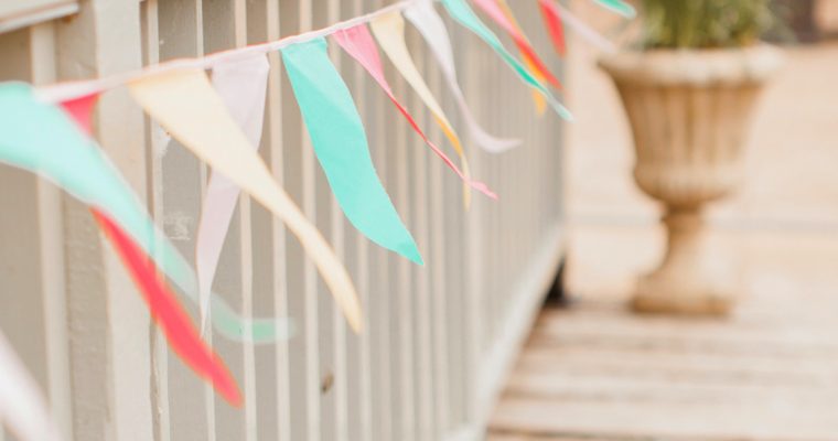Quick and easy bunting